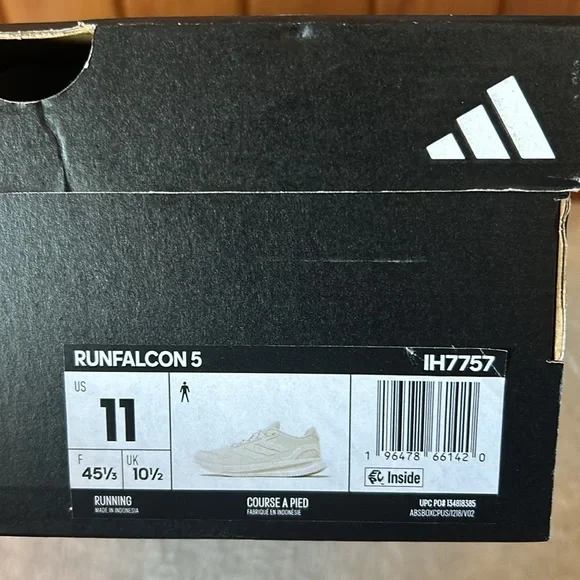 adidas RUNFALCON 5 Size 11 US Men’s SKU IH7757 - Picture 8 of 8
